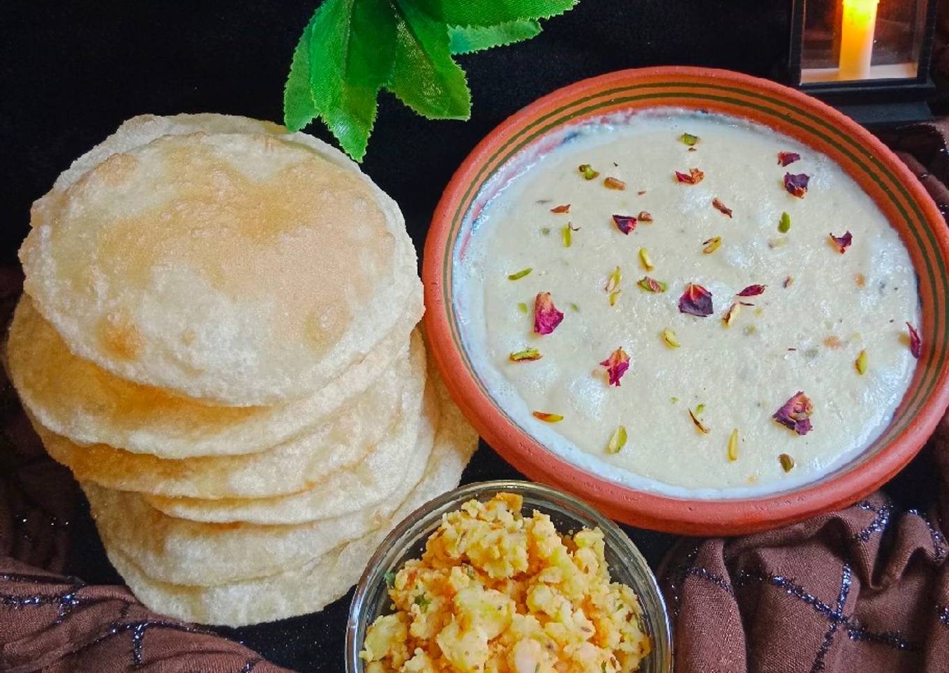 Lucchiyan, Aloo Tarkari & Kheer