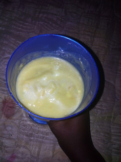 A picture of Mwiko made smoothie.