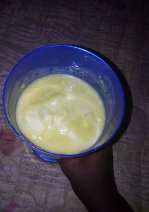 A picture of Mwiko made smoothie.