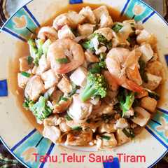 รูปของ Tahu Telur Saus Tiram