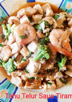 Foto resep Tahu Telur Saus Tiram
