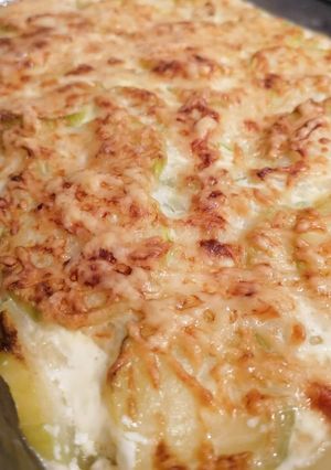 Une photo de Gratin de courgettes