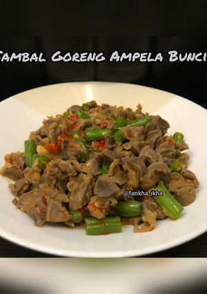 Foto resep Sambal Goreng Ampela Buncis
