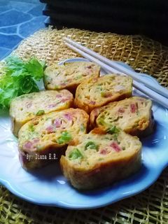 Foto resep Telur Dadar Gulung