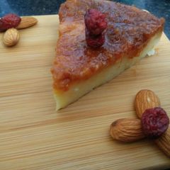 A picture of Eggless Caramelized Bread Custard.