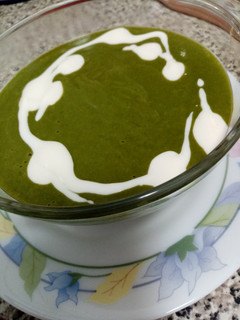 Una foto de Crema de espinacas