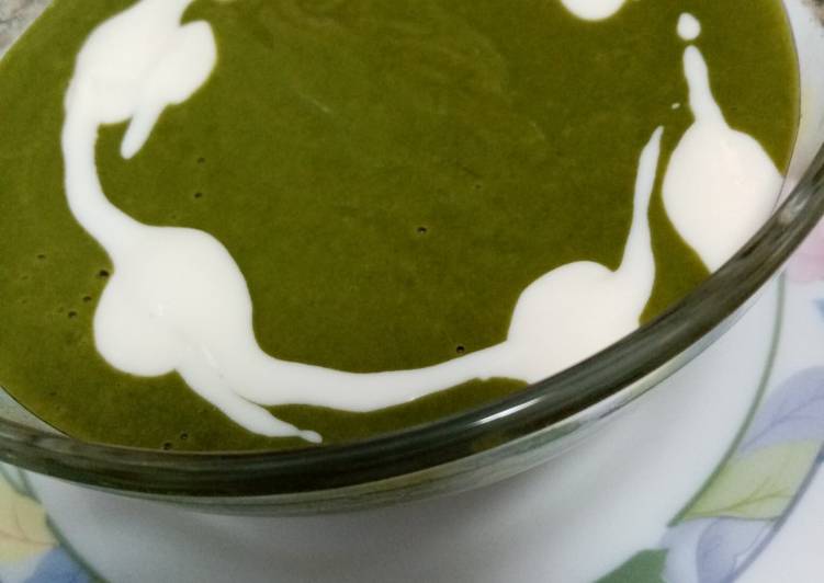 Crema de espinacas
