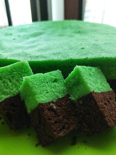 Foto resep Brownies kukus coklat pandan
