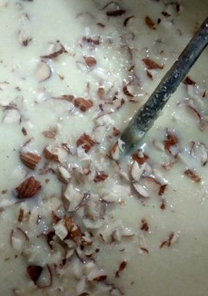 A picture of Shakkarkandi kheer.
