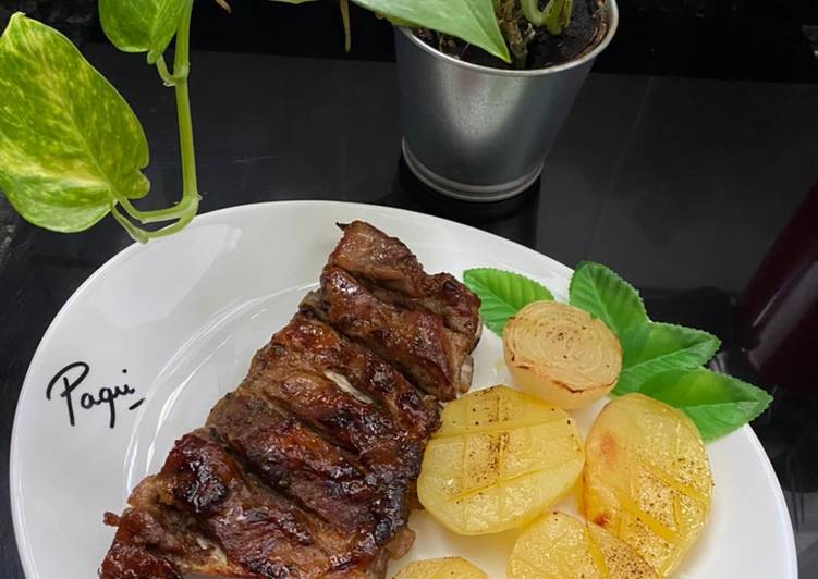 Costillar al horno con su macerado 😋