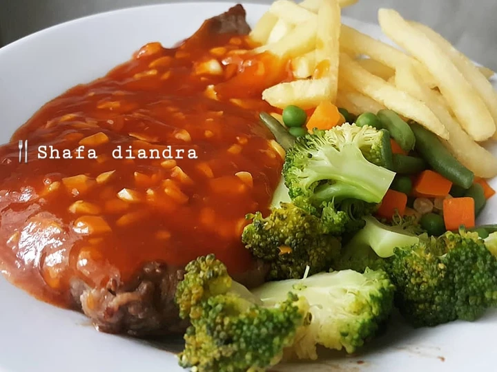 Langkah Mudah untuk Menyiapkan Resep Wagyu BBQ #Japanese Steak🇲🇨 yang Uenak Anti Ribet, Lezat