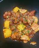 Sườn rim ngô ngọt