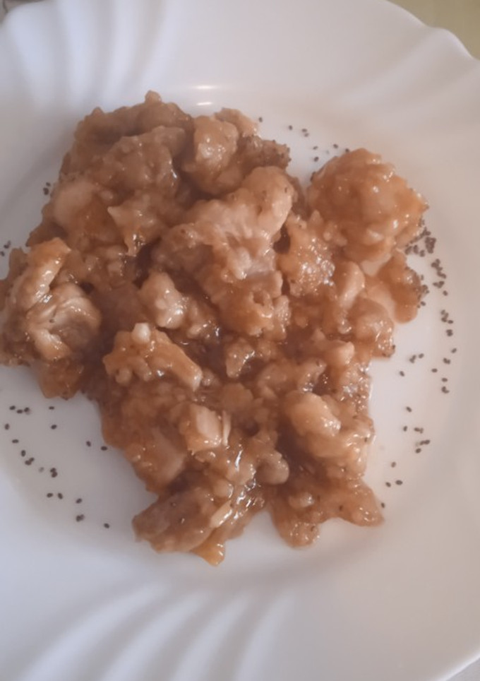 Una foto de Pollo a la miel con semilla de chía