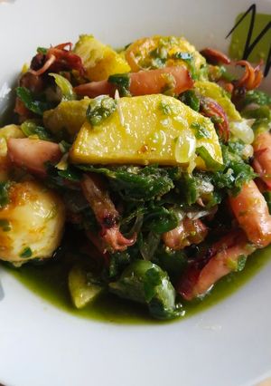 Foto resep Cumi asin kentang balado ijo
