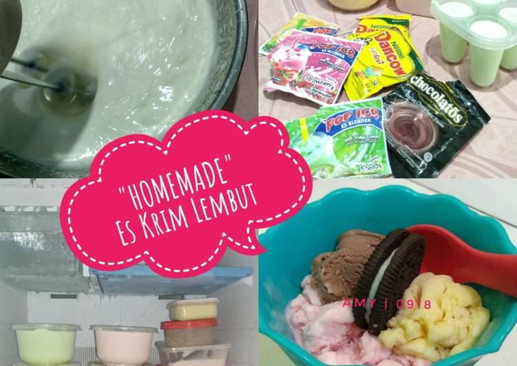 Langkah Mudah untuk Membuat Es krim lembut, Bikin Ngiler