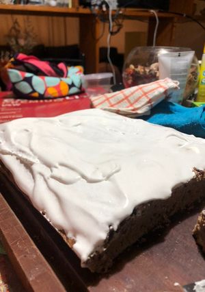 Una foto de Bizcochuelo de chocolate con merengue