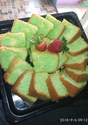 Foto resep Bolu pandan panggang empuk banget 🤤