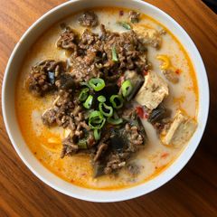 A picture of Mapo Tofu Dandan noodle.