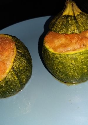 Foto di Zucchine tonde ripiene light