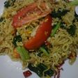 Mie rebus tanpa kuah