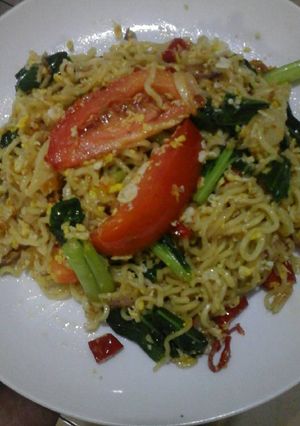 Foto resep Mie rebus tanpa kuah