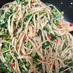 A picture of Vegan Pesto Linguine.