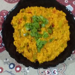 Oats vegetables masala oats A picture of Oats vegetables masala oats.