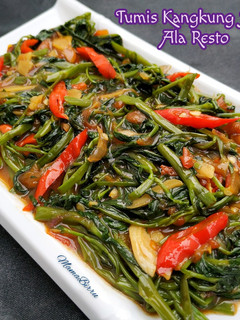 Foto resep Tumis Kangkung Saori Saos Tiram Ala Resto