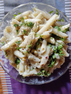 मकई प्याज़ पास्ता (( makai pyaz pasta recipe in Hindi) रेसिपी मुख्य फोटो