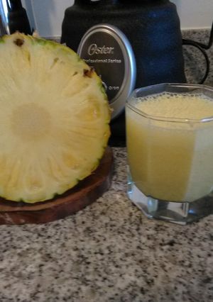 Una foto de Refresco de abacaxi (Piña)
