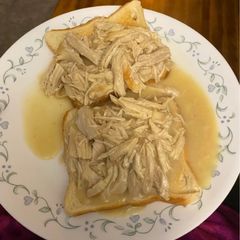 A picture of (stove-top version) Open-Faced Chicken and Gravy.