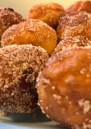 Mini fánk golyók recept fotója