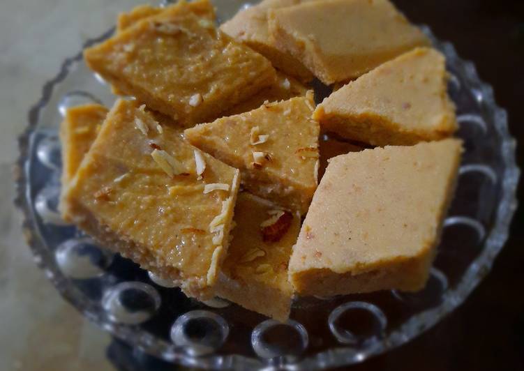 How to Make Perfect Khoya barfi