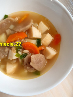 Foto resep Sop kuah Tekwan ekonomis