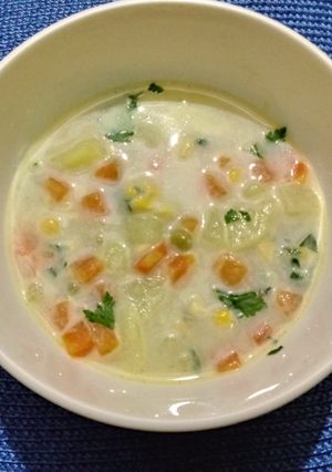 Una foto de Sopa de Vegetales 🌽