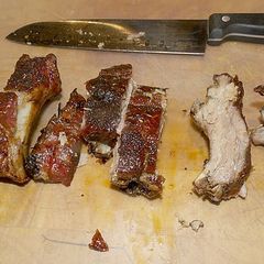 A picture of Oven Baked Babyback PorkRibs.