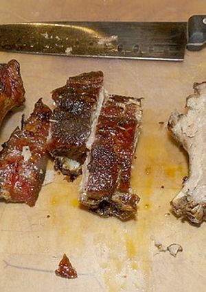 A picture of Oven Baked Babyback PorkRibs.