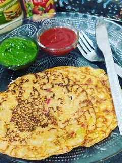बेसन चीला (besan cheela recipe in Hindi) रेसिपी मुख्य फोटो