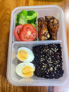 รูปของ ข้าวไก่อบซอสพริกไทยดำ