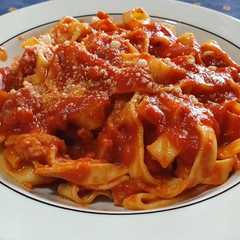 Foto di Tagliatelle al prosciutto