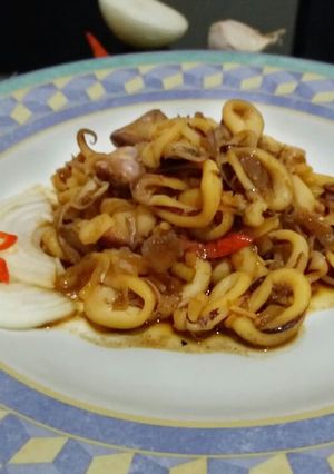 Foto resep Cumi Lada Hitam