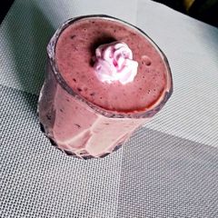 BlackBerry, papaya smoothie #15minsorlessrecipe A picture of BlackBerry, papaya smoothie #15minsorlessrecipe.