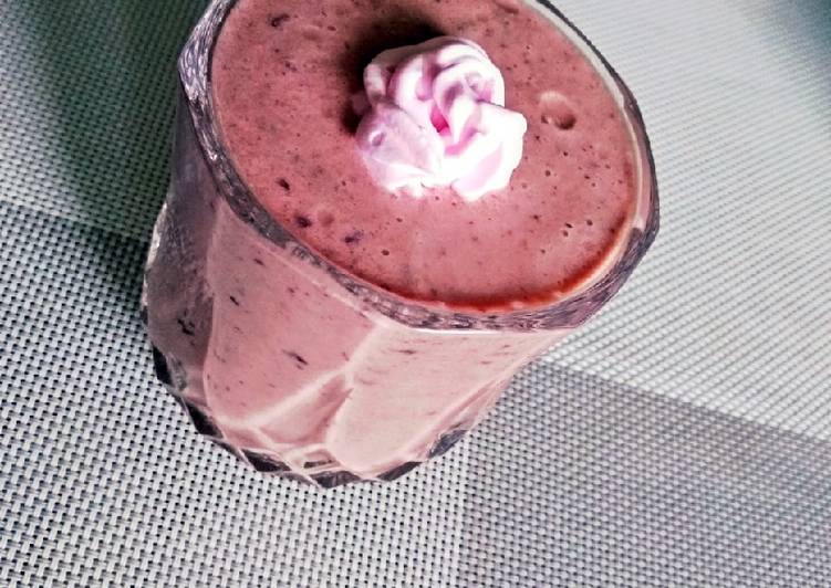 Simple Way to Make Speedy BlackBerry, papaya smoothie #15minsorlessrecipe