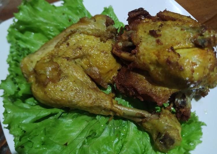 Ayam ungkep goreng (presto)