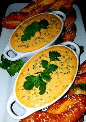 A picture of Mike's Spicy Southwestern Beer Cheese Dip.