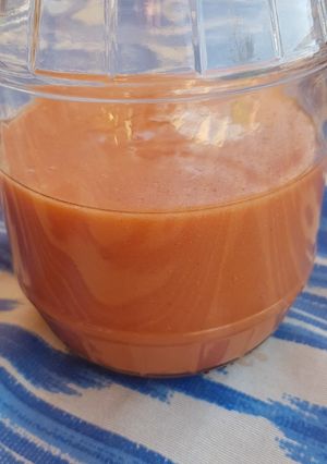 Una foto de Compota de fresas, naranja y vainilla. Sin azúcar