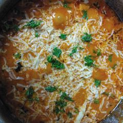 A picture of Paneer cheese masala.
