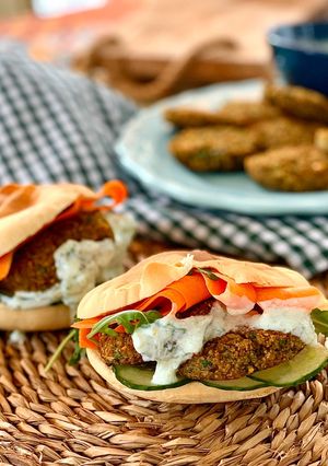 A picture of Baked Falafel.