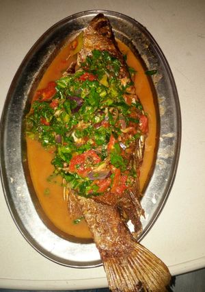A picture of Mbuta stew.