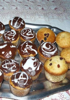 Una foto de Magdalenas de flan tuneadas